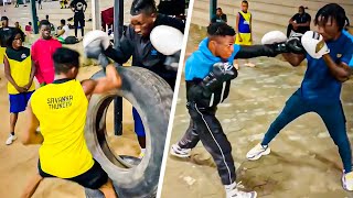 These African kids are so good at boxing