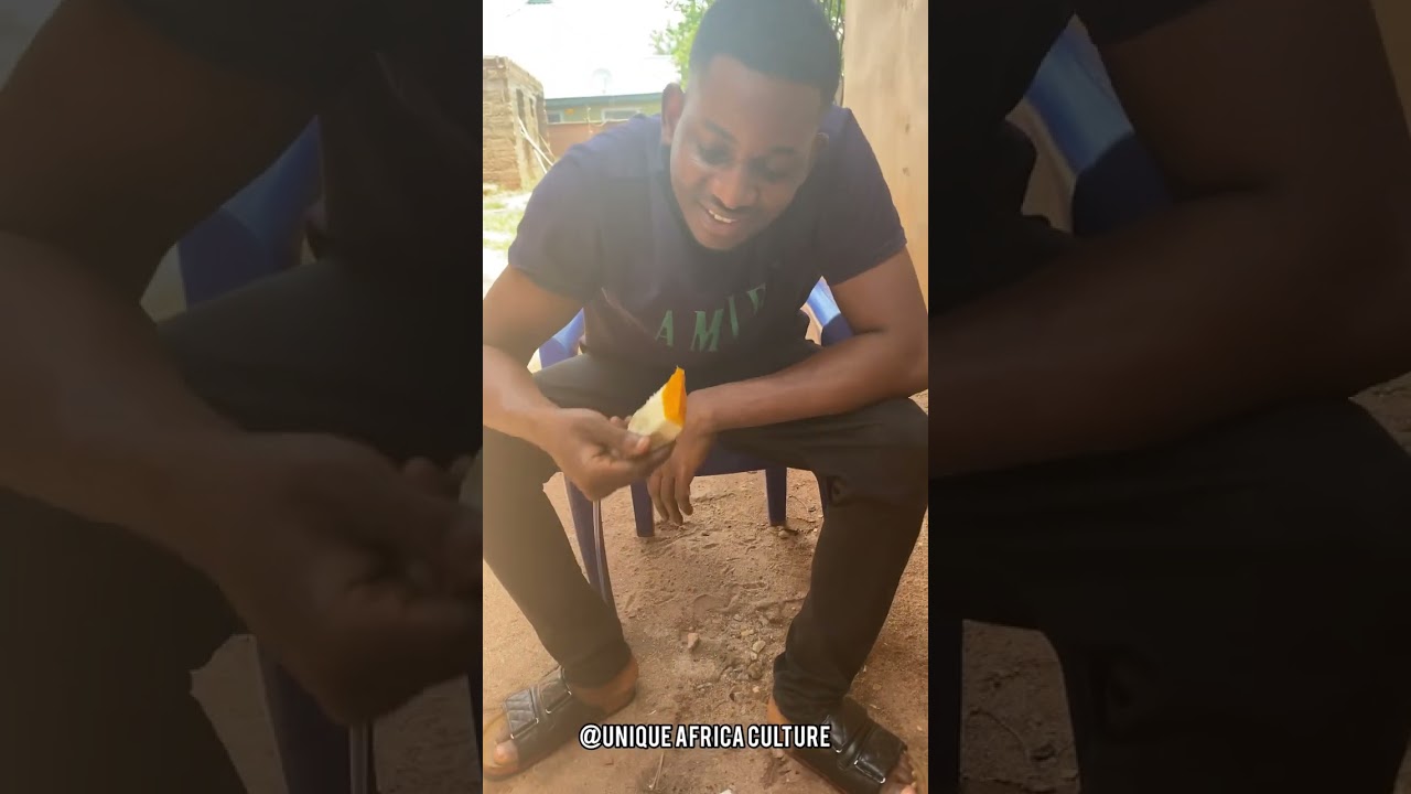 Local Roasted yam with Red oil