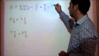 Math 8 - Topic 3.4 - Multiplying Mixed Numbers