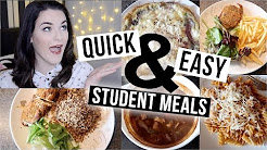 5 Quick & Easy Meals for Students!! | ohhitsonlyalice