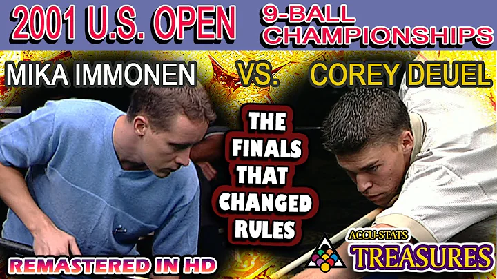 9-BALL FINALS: Mika IMMONEN vs Corey DEUEL - 2001 26th U.S. OPEN 9-BALL CHAMPIONSHIPS