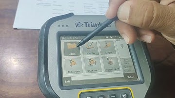 How to change Coordinator Order(points Setting North East Level ) in Trimble TSC3 in اردو & हिंदी