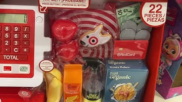 Target Themed Toys! Target Cash Register and Target Shopping Cart Toy Review #targetfinds