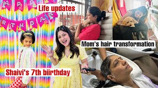 Mom’s Hair Transformation😍Shaivi’s Birthday🎁 Life Updates😅 #WeeklyVlog