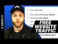 How To Get Free Traffic To Your Website (SEO Traffic From Google)