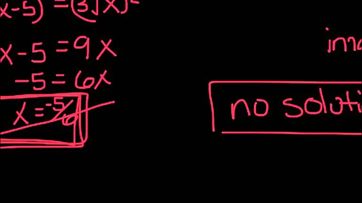 Solving More Difficult Radical Equations;