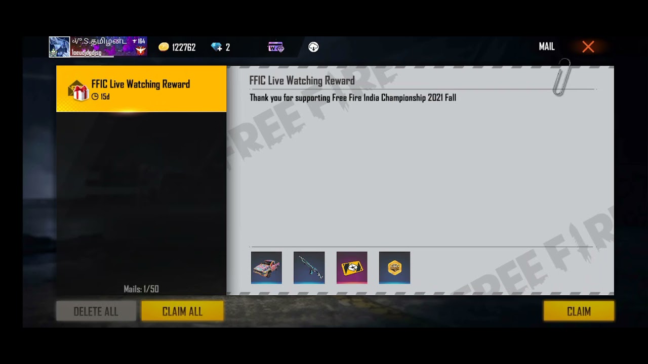 I AM CLIME THE FFIC-2021 TOURNAMENT 400k LIVE WATCHING REWARDS.........