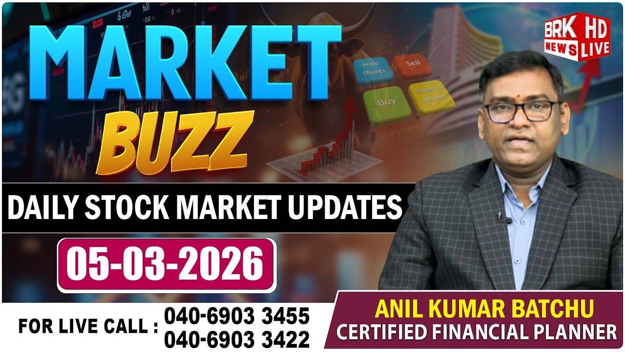 🔴LIVE : MARKET BUZZ | Daily Stock Market Updates || BRK News