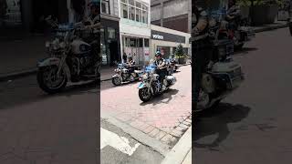 Parade Boston Police Motorcycles Harley-Davidson Road King