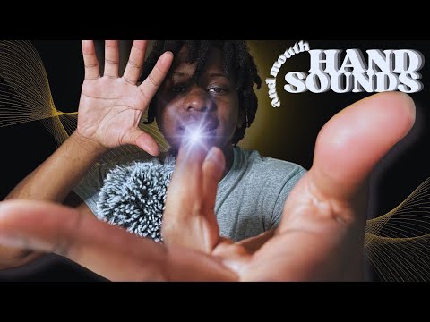 ASMR Deeply Relaxing Mouth Sounds & Hand Movement