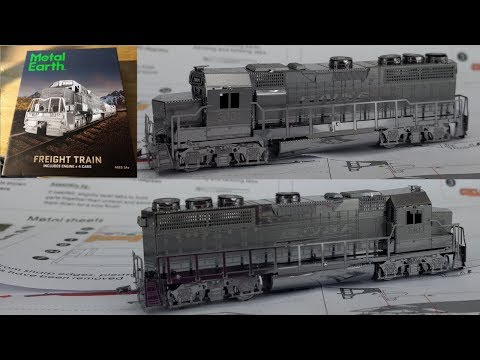 metal earth freight train