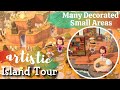 DETAILED Cottagecore Island Tour w/ Many Decorated Small Areas/Houses - Animal Crossing New Horizons