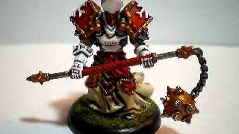 Warmachine Protectorate of Menoth (Kreoss) painted