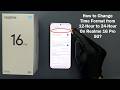 How to Change Time Format from 12 Hour to 24 Hour On Realme 16 Pro 5G?