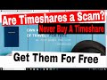 Are Timeshares A Scam? Why You Should Never Buy A Timeshare❗️