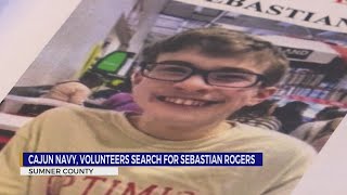 Volunteers aid in search for Sebastian Rogers