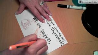 Simple Complete Sentences Anchor Chart
