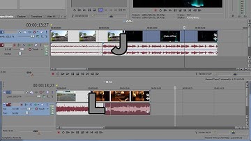 Sony Vegas: Adding J-cuts and L-cuts