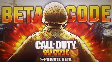 *FREE* CALL OF DUTY WW2 BETA CODES FOR PS4/XBOX ONE!