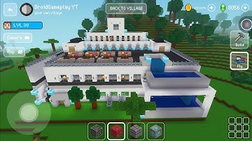 Furnished Modern Mansion - Block Craft 3d: Building Game