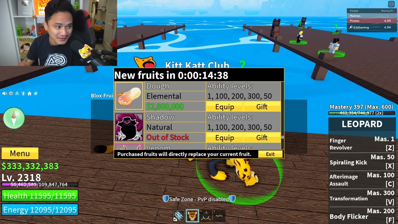 What is on stock?? #bloxfruits #kittgaming