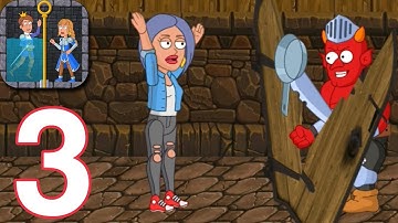 Rescue Girl - Gameplay Walkthrough Part 3 Levels 41-60 (iOS,Android)