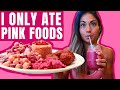 I Only Ate PINK FOOD For 24 HOURS