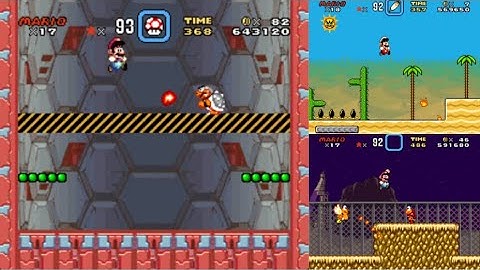 SMW Hack : Mario vs. Bowser and Mighty No. 9  Part 3
