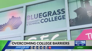 Why are Kentucky students at risk for not graduating from postsecondary colleges?