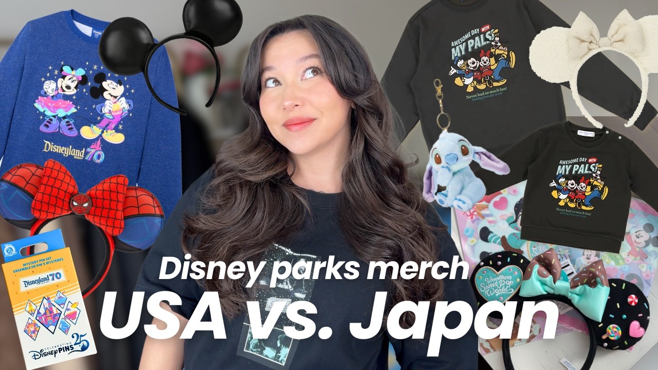 Disney merch in the US vs. Japan (Tokyo Disney, Disneyland, Walt Disney World & Disney Store Japan)