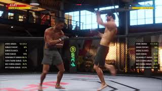 UFC 4 - Practicing MMA on CPU (PS4)
