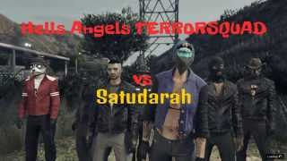 HAMC 81Mc TERRORSQUAD vs Satudarah !! Weekly Crew War 27-9-15 Gtav online gameplay Ps4