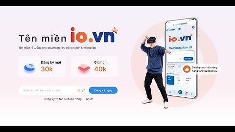 Hướng dẫn đăng ký tên miền .IO.VN & trỏ tên miền về hosting