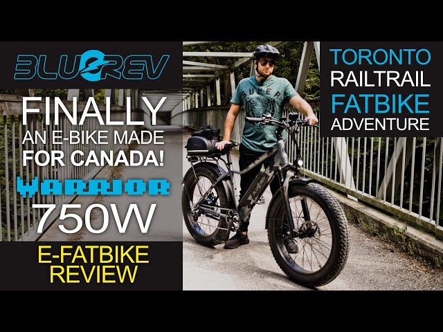 Bluerev Warrior E-Fatbike Riding Review - Toronto Railtrail - Kay Gardner Beltline Trail Adventure!