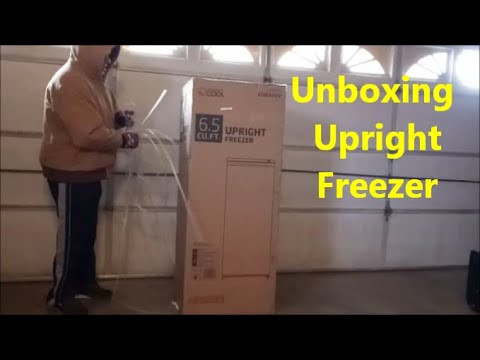 Upright Freezer 6.5 Cu. Commercial Cool Unboxing and First Impression Black Friday sale