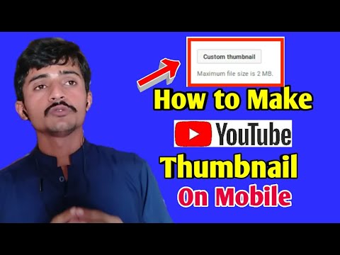 How to Make YouTube Thumbnail on Mobile | How to create YouTube ...