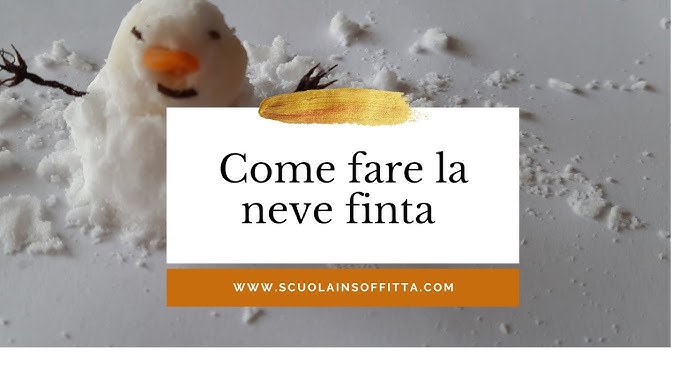 Come fare la NEVE FINTA per DECORAZIONI // FAKE SNOW 2° METHOD 