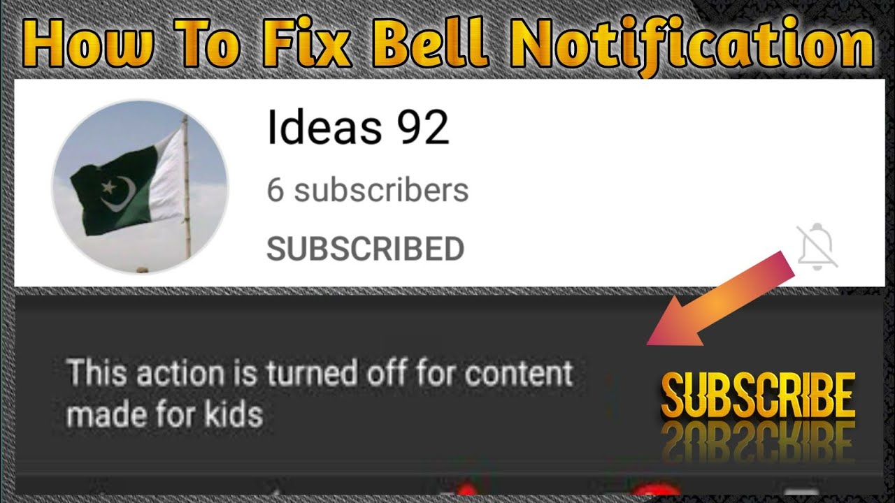 This Action Is Turned Off For Content Made For Kids | How To Fix