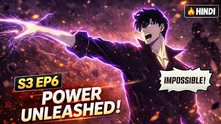 🔥 Solo Leveling Season 3 Episode 6 Explained in Hindi | Jin-Woo Power Growth Continues 💀🔥