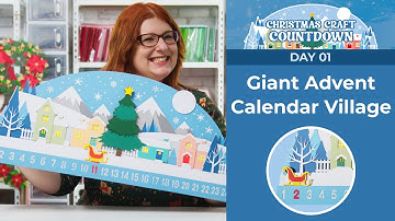 CCC Day 01 ❄️ Giant Advent Calendar Papercraft Project