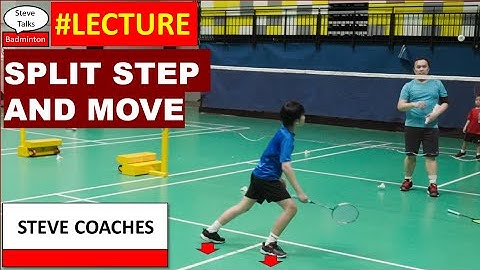 #LECTURE Split step and move - Badminton Training with Steve 20251018