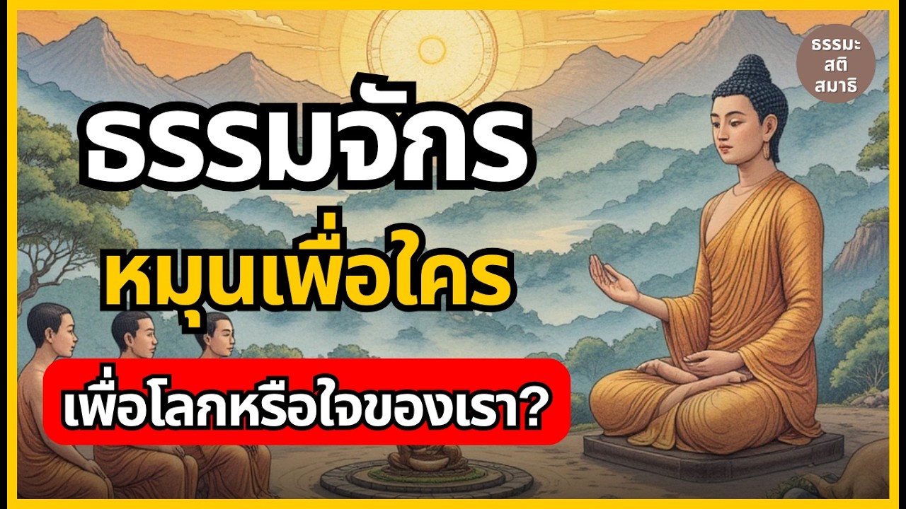 ธรรมจักรหมุนเพื่อใคร เพื่อโลกหรือใจของเรา? | ธรรมะไม่มีโฆษณาคั่น