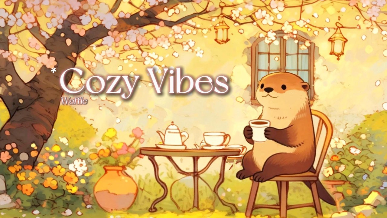 Coffee Under the Blossoms | Cozy Spring  Lofi  #lofihiphop  #chillmusic #coffeemusic #studymusic