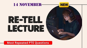 Retell Lecture PTE Speaking | Timer and Answers | Real Exam Questions November 2025