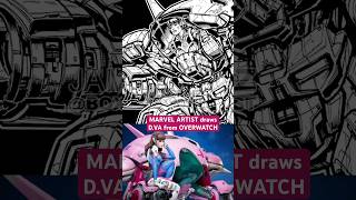 MARVEL ARTIST draws D.VA from OVERWATCH!