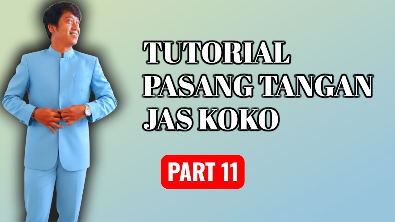 Cara Pasang Tangan Jas || jahit jas koko part 11