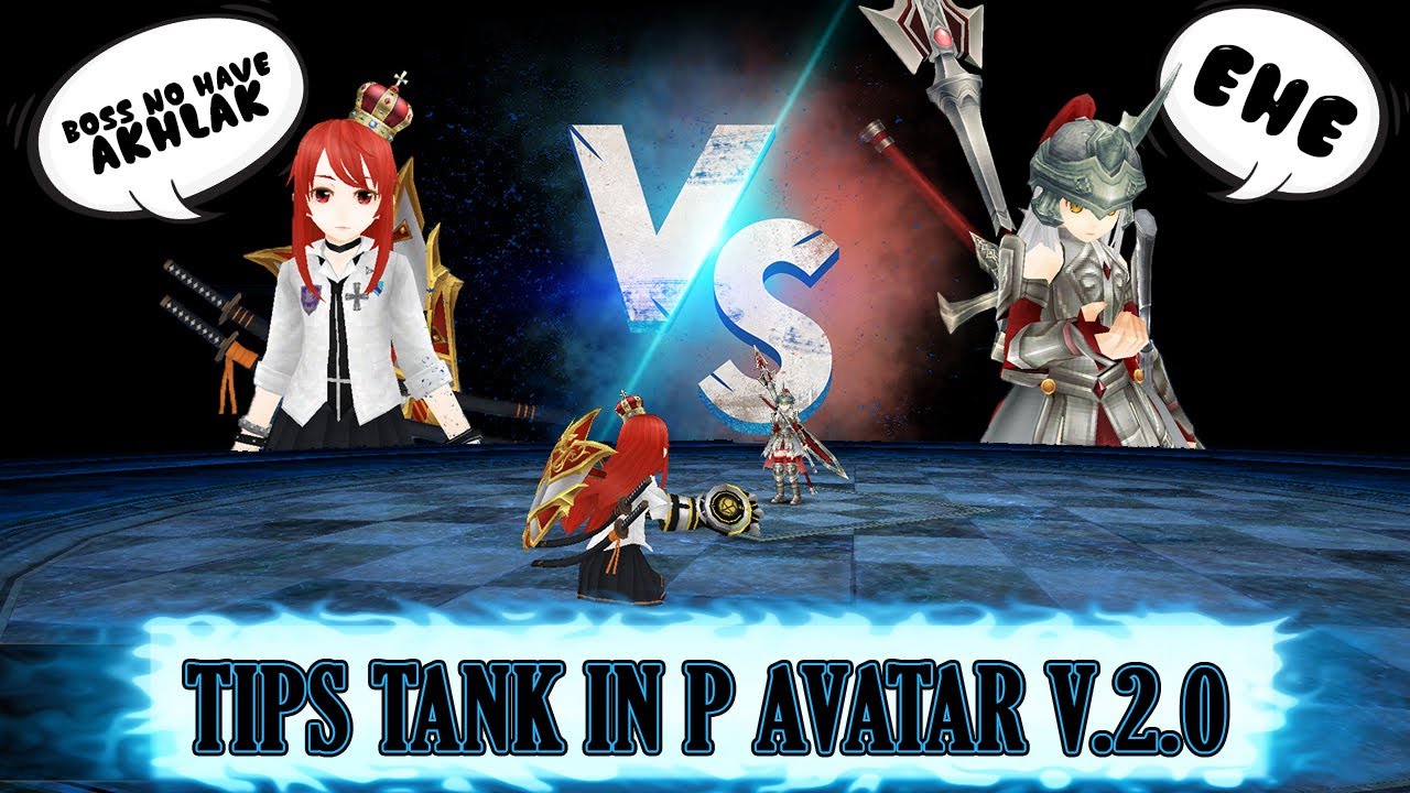 [Toram Online] P Avatar V2.0 Boss No Have Akhlaq | Trying Play Tank vs P. Avatar