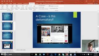 Legal Studies Example Presentation Social Media and Defamation