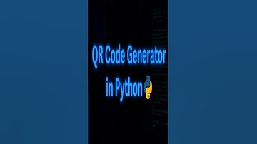 Create a QR Code in Seconds with Python! 😱💻 #Pythontutorials