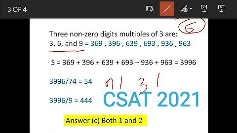 Consider all 3-digit numbers (without repetition of digits) obtained using three non-zero digits..